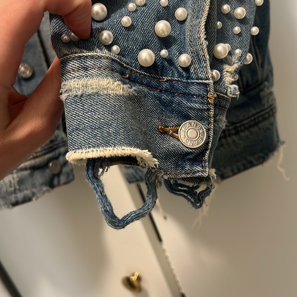 Sunset & Spring Pearl Jean Jacket - Picture 2 of 6